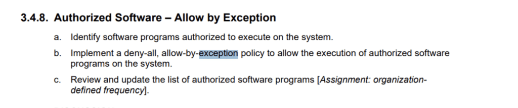 Authorized software