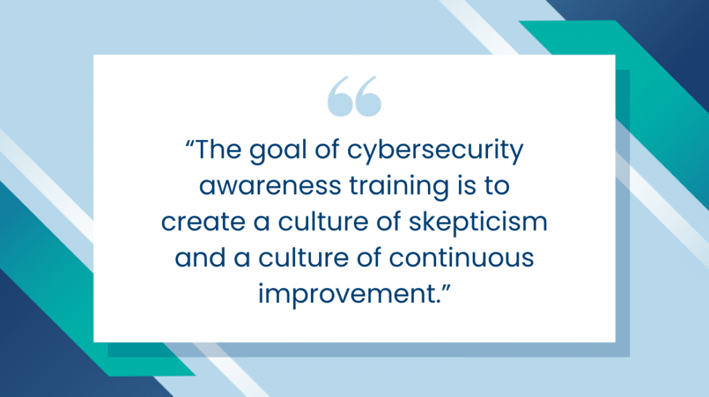 Cybersecurity training quote