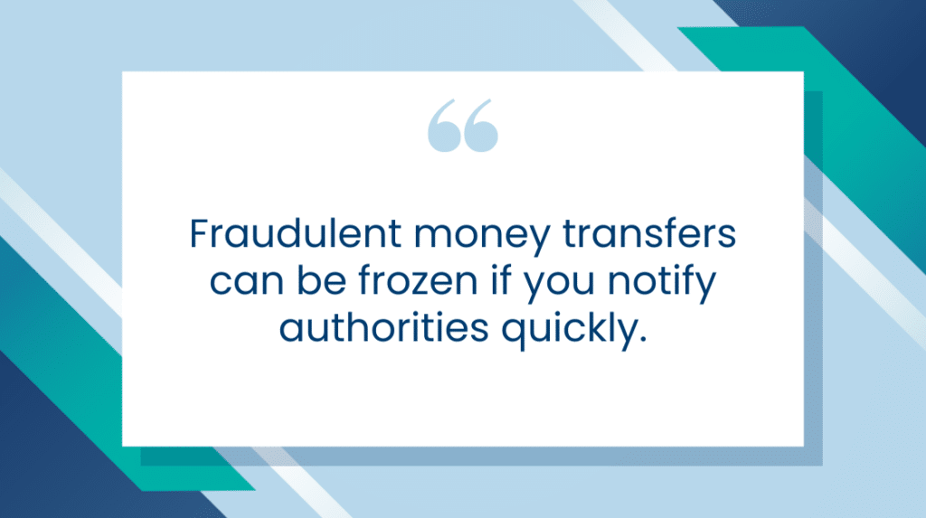 Fraudulent Money Transfers