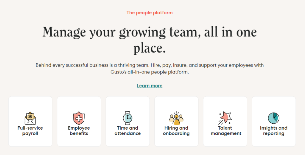 Gusto is the people platform for HR