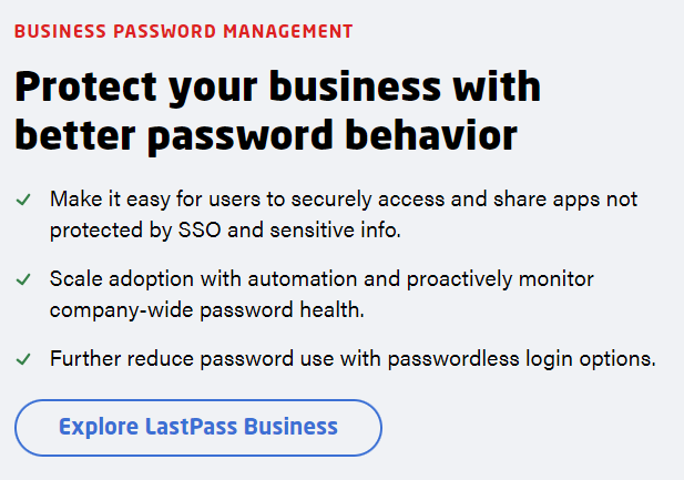 LastPass Business