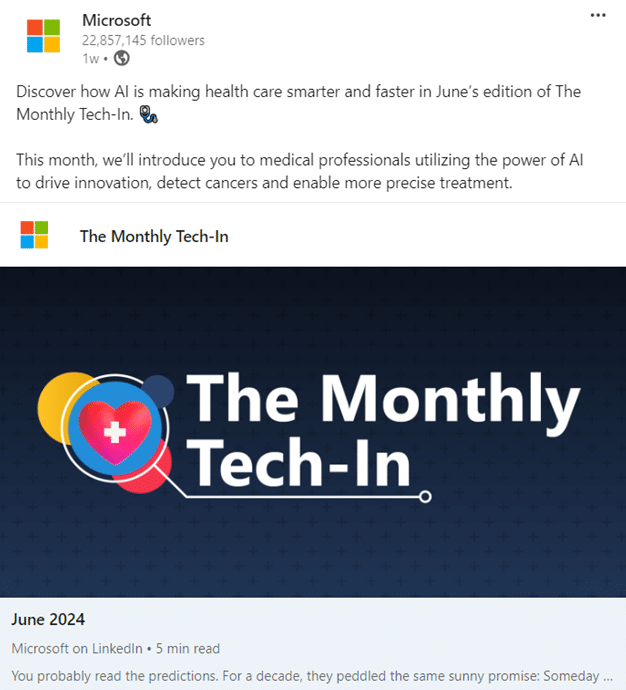 Monthy Tech In