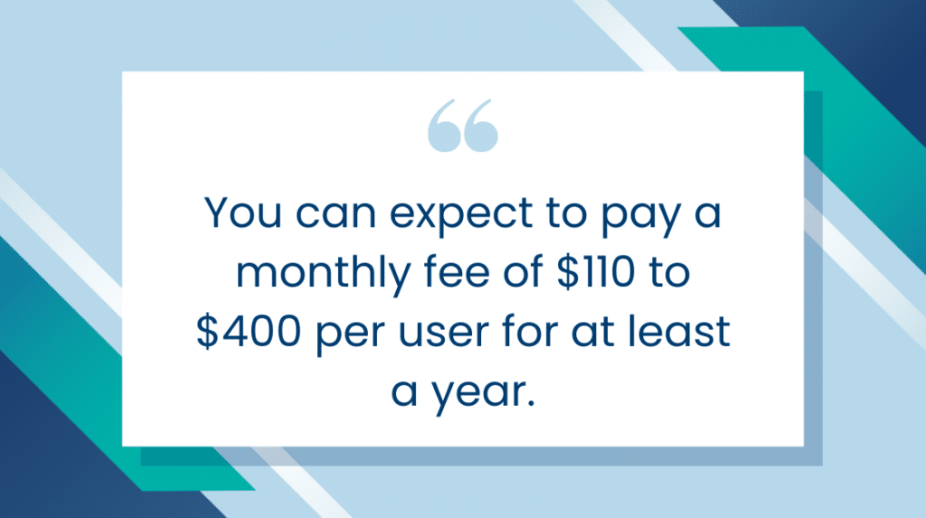 Managed IT Services pricing average per month for small businesses