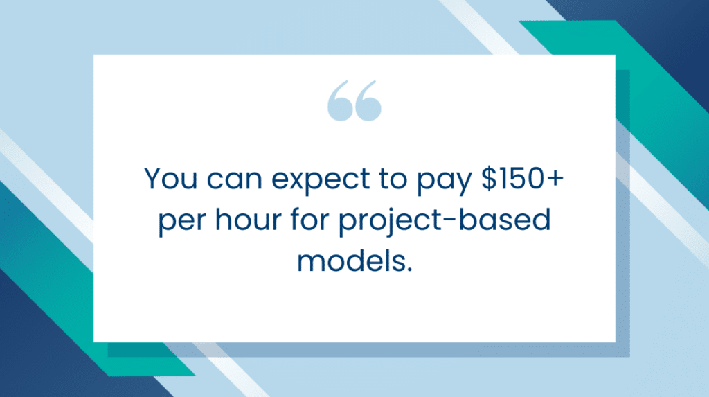 If you think your business needs vCIO services on a short-term basis, vCIO hourly pricing typically starts at around $150 per hour.