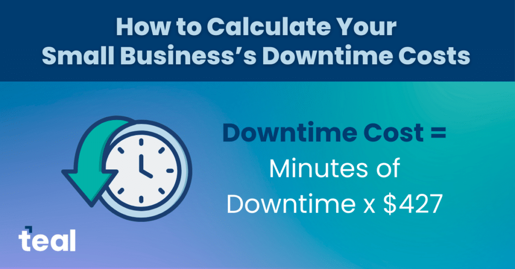 How to calculate downtime related to the cost of cybersecurity for small business. One of the benefits of managed it services is that it reduces IT and cybersecurity costs.