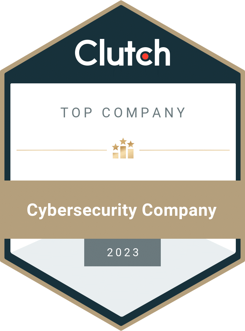 top clutch.co cybersecurity company 2023 award