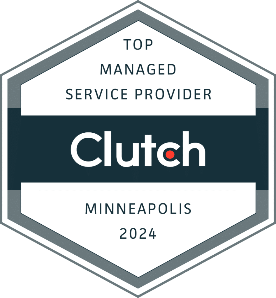 best managed it services provider minneapolis 2024 clutch.co award