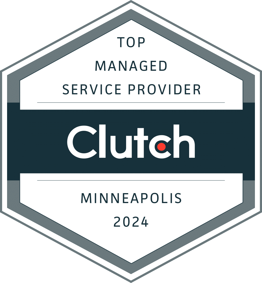 best managed it services provider minneapolis 2024 clutch.co award