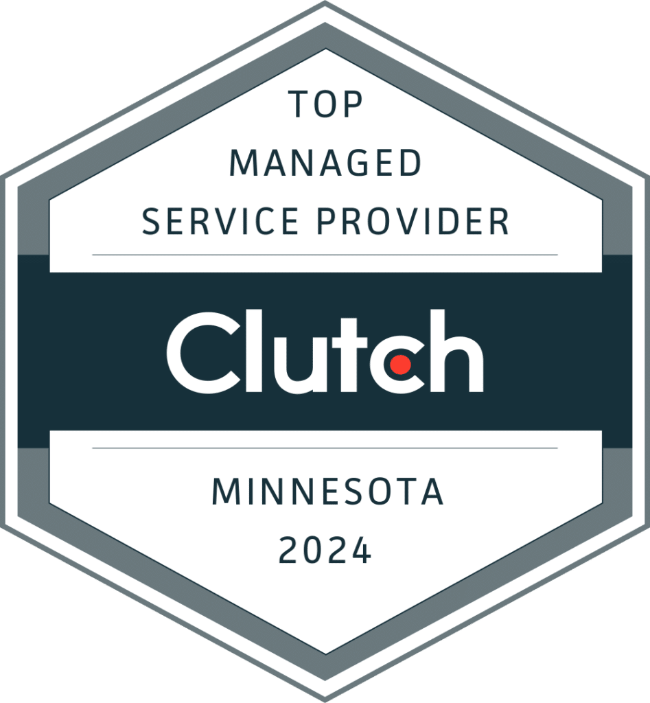 top managed it services provider minnesota 2024 clutch.co award