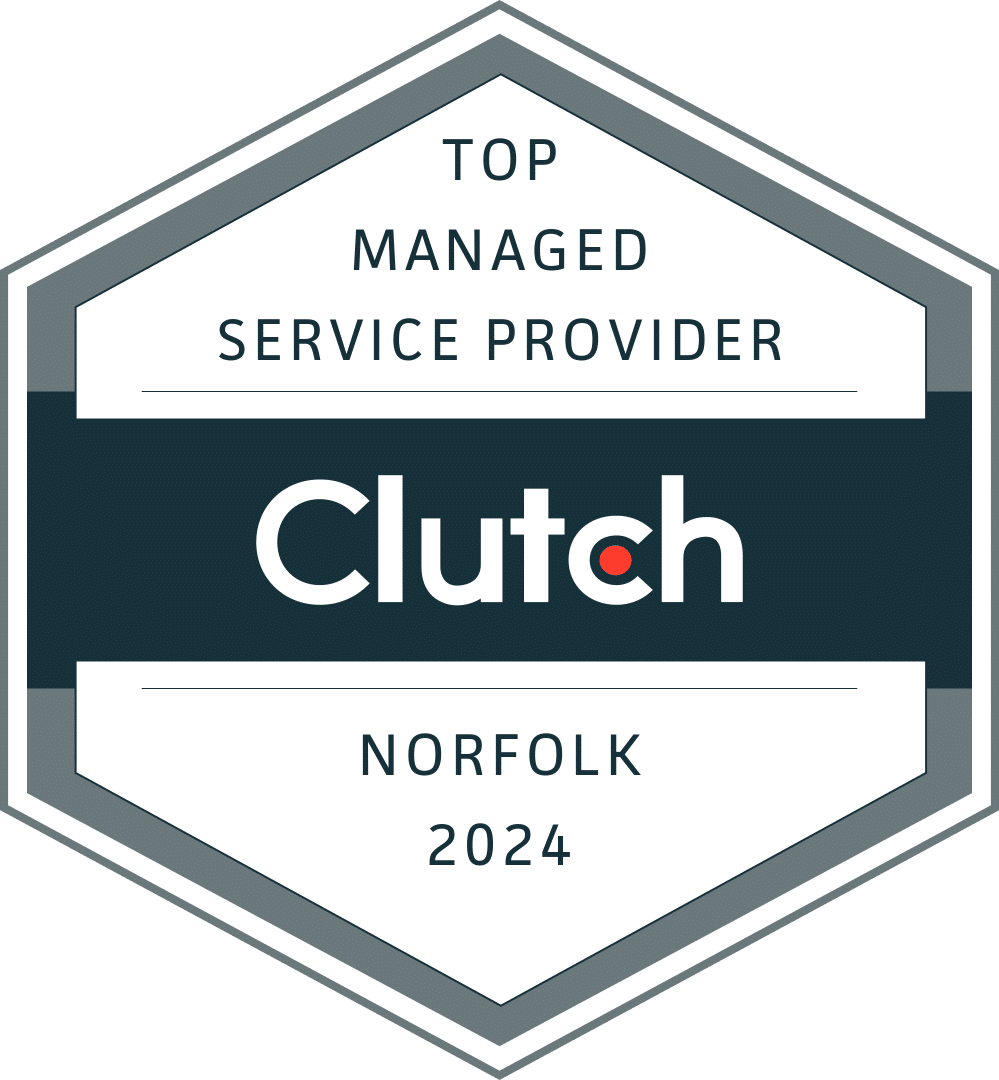 top managed it services provider norfolk 2024 clutch.co award