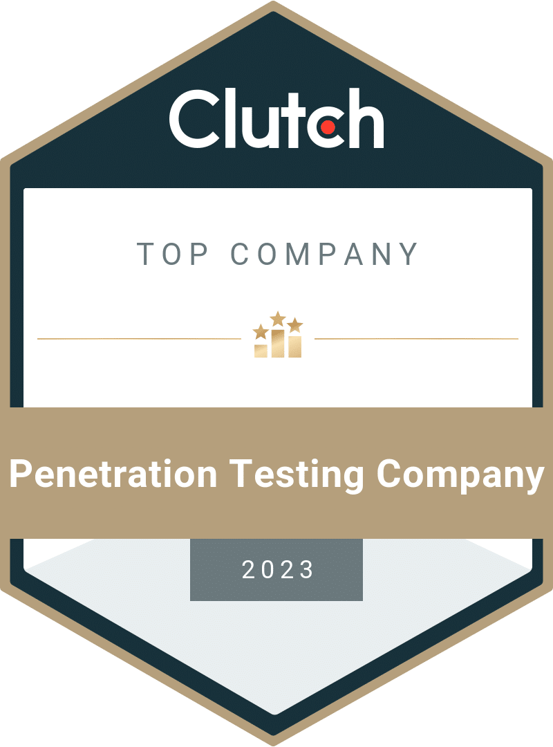 top clutch.co penetration testing company 2023 award